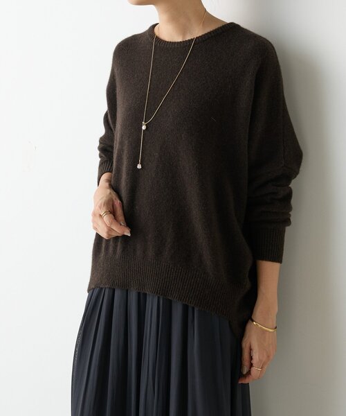 セール】ヤク混ワイドニットプルオーバー（ニット/セーター