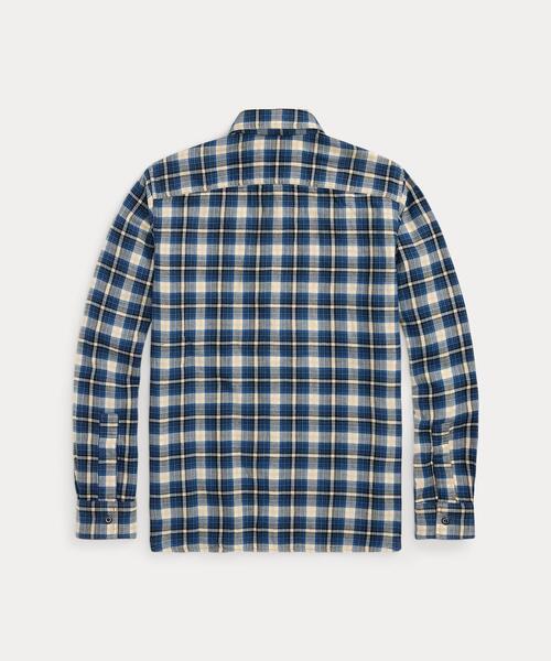 RRL（ダブル アール エル）の「チェック ダブルフェイスド ワーク