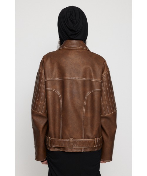 BELTED OVER VINTAGE ジャケット（ライダースジャケット）｜LAGUA GEM