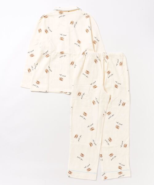 PAUL＆JOE】ヌネット＆ロゴランダムプリント裏毛起毛 セットアップ