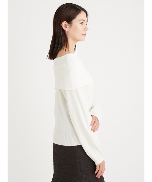 CELFORD（セルフォード）の「ブローチセットオフショルプルオーバー