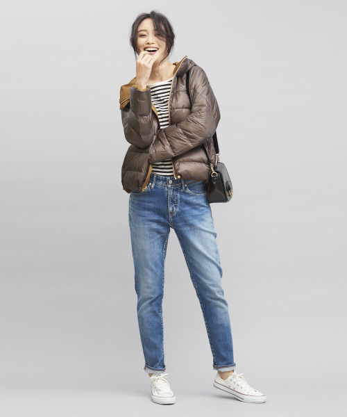 qualite（カリテ）の「リバーシブルショートダウン（ダウンジャケット