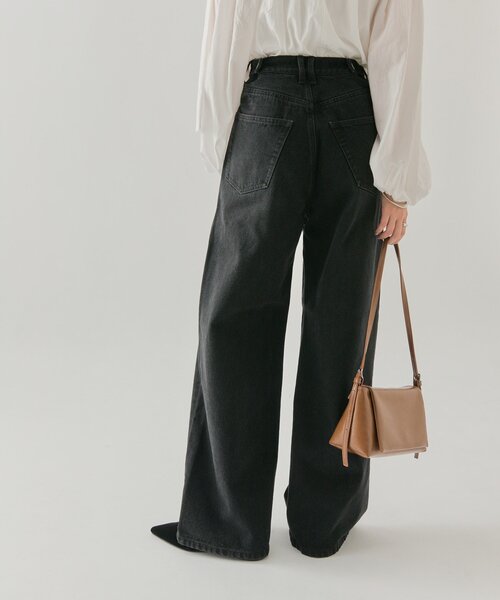 mystic（ミスティック）の「【ウエスト調整可能！】レース切替デニム