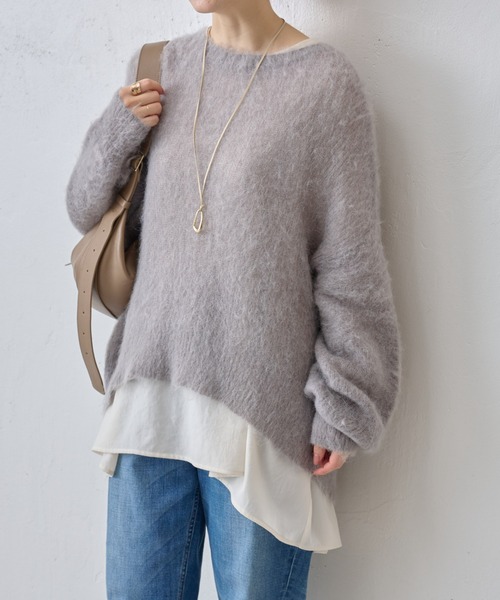 BEARDSLEY（ビアズリー）の「モヘアルーズニット（ニット/セーター