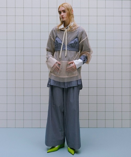 MAISON SPECIAL（メゾンスペシャル）の「Diamond Mesh Hoodie/ダイヤ