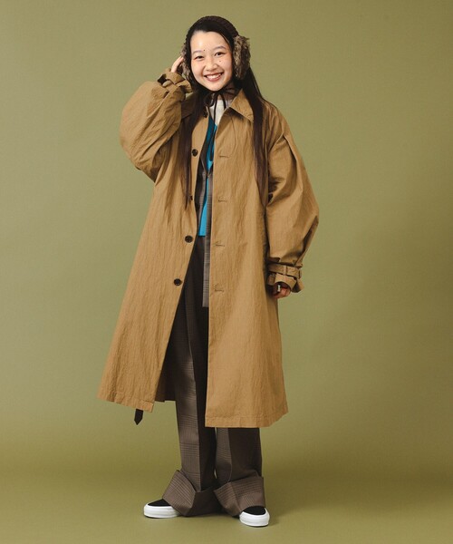 セール】【2/5再値下げ】コットン ナイロン ミリタリー ステンカラー