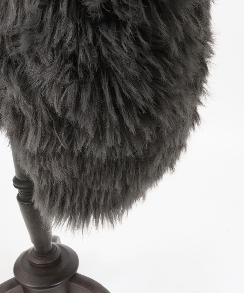 GLIMCLAP Feather yarn cardigan GLIMCLAP Feather yarn long cardigan