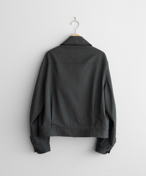 TECH WOOL GABARDINE ZIP BLOUSON【SET-UP】（ブルゾン）｜WYM LIDNM