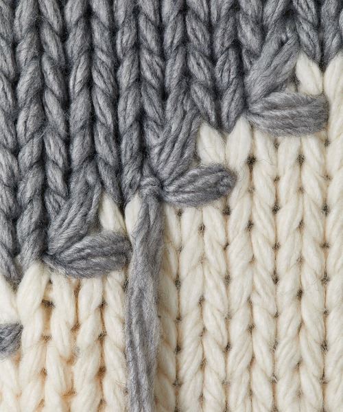 leinwande（ラインヴァンド）の「Snow Slope Intarsia Top（ニット