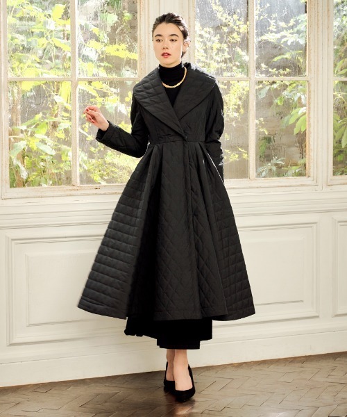 JENNE（ジェンヌ）の「フレンチシック キルティングフレアコート