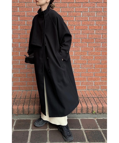 ZOZO限定】ウールライクスタンドカラーロングコート（その他アウター