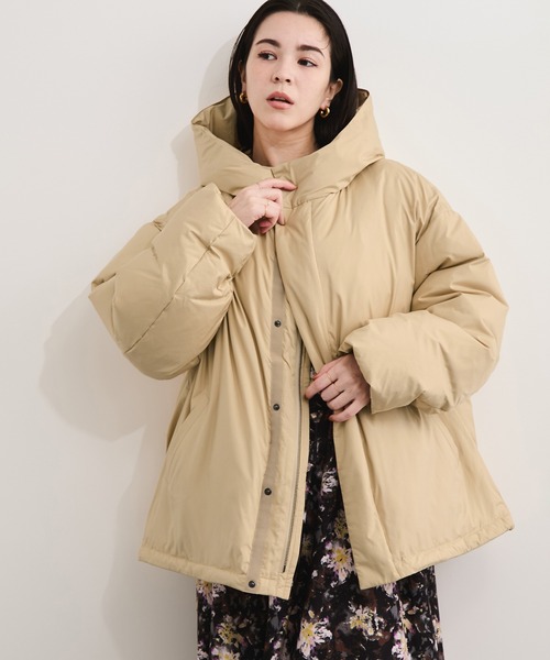 セール】コクーンダウンブルゾン（ダウンジャケット/コート）｜LE