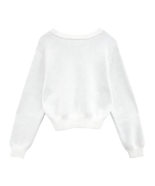 Logo jaquard knit（ニット/セーター）｜Rose Muse（ロゼミューズ）の