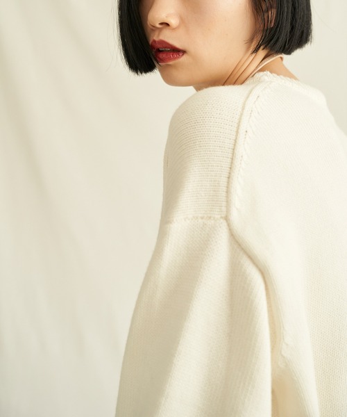 ENOF（イナフ）の「cotton cashmere knit（ニット/セーター）」 - WEAR