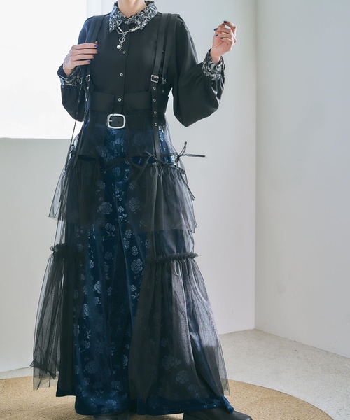 HARE（ハレ）の「サスツキチュールベルトスカート(HARE)（スカート