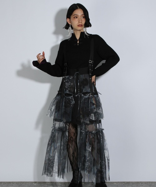 HARE（ハレ）の「サスツキチュールベルトスカート(HARE)（スカート