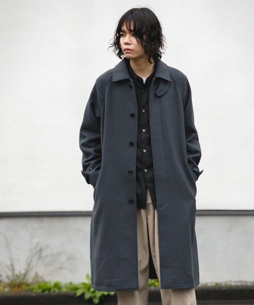 セール】ウールメルトンステンカラーコート（ステンカラーコート
