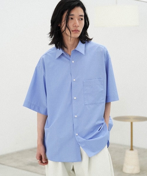 MICRO SPAN BASIC WIDE H/S SHIRT（シャツ/ブラウス）｜WYM LIDNM