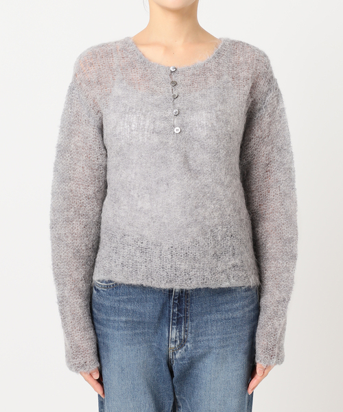 追加》HENLEY ALPACA mix プルオーバー（ニット/セーター）｜Plage