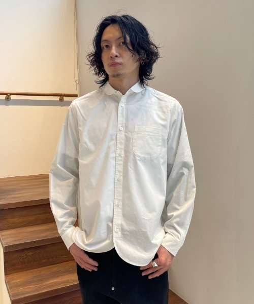 ラウンドカラー長袖シャツ（シャツ/ブラウス）｜FRAPBOIS（フラボア