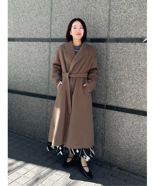 allureville（アルアバイル）の「KIWIラムリバーロングコート（ノー
