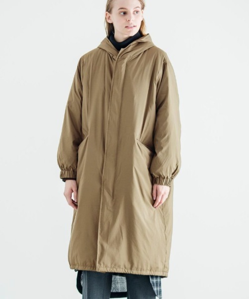 mizuiroind（ミズイロインド）の「mizuiro ind ダウンフードロング