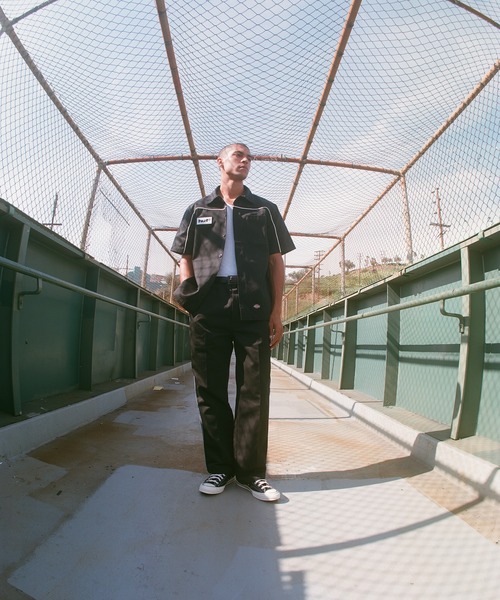 HUF（ハフ）の「DICKIES GARAGE SHIRT / HUF ディッキーズ コラボ