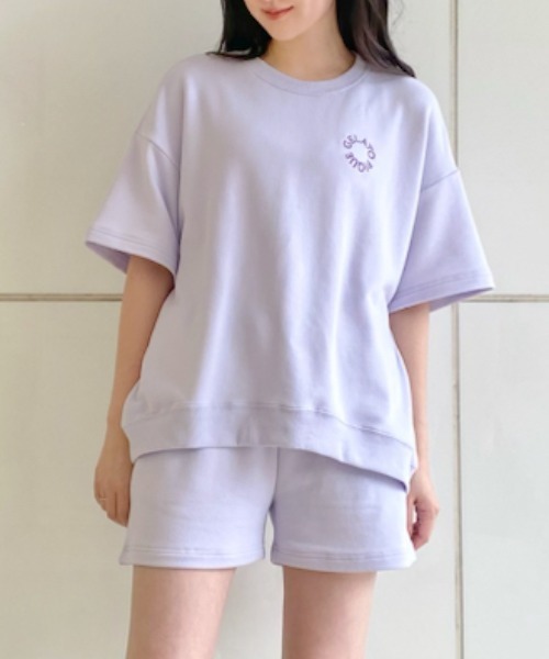 gelato pique（ジェラートピケ）の「裏毛ロゴプルオーバー&ショート