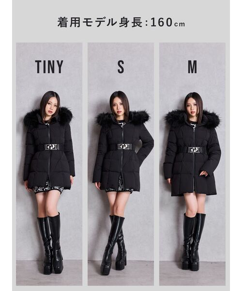 セール】GDベルト付きロングダウンコート（ダウンジャケット/コート