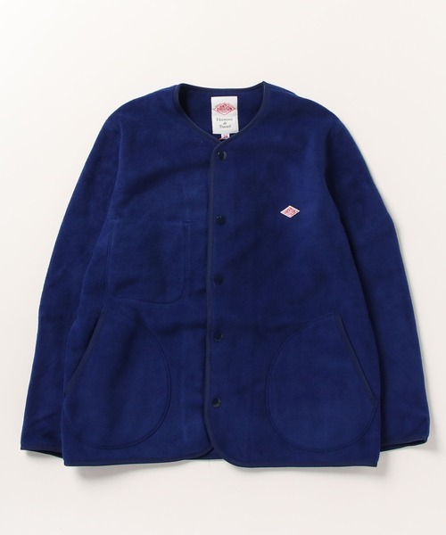 DANTON（ダントン）の「DANTON / ノーカラー フリース ジャケット