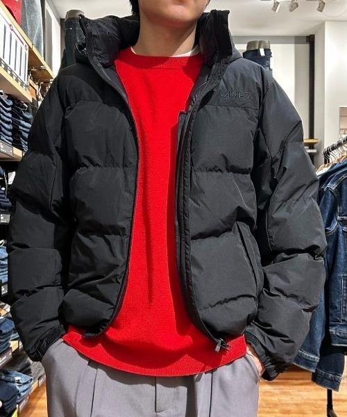 CAMP7】ダウンミックス防風アクティブジャケット (耐久撥水 / 軽量