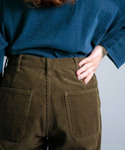 OMNIGOD womens / オムニゴッド] 8Wコーデュロイ ツータックワーク