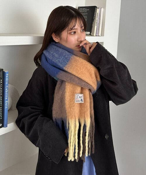 セール】太フリンジストール（マフラー）｜DISCOAT（ディスコート）の