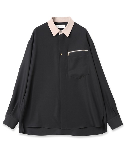 CULLNI（クルニ）の「23-AW-007 Bi Color Doule Pocket Shirt（シャツ
