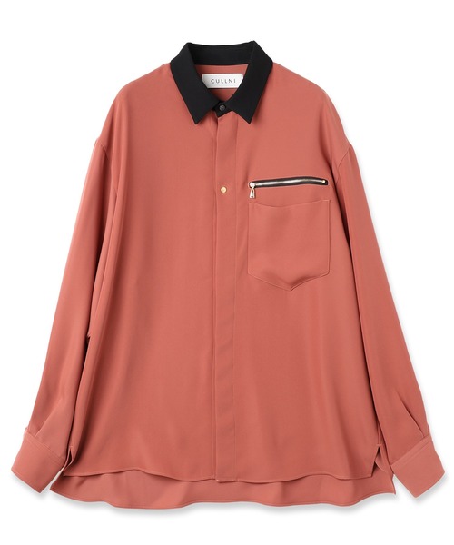 CULLNI（クルニ）の「23-AW-007 Bi Color Doule Pocket Shirt（シャツ