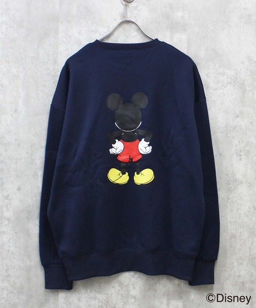 Disney/ディズニー】MICKEY ミッキーマウス 裏起毛 オーバーサイズ