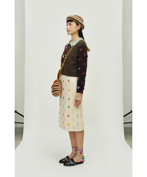 YanYan（ヤンヤン）の「CHECKED XL SLV CARDIGAN（カーディガン/ボレロ