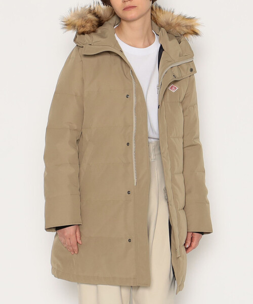 WOMEN'S FAUX FUR HOODED DOWN COAT（ダウンジャケット/コート