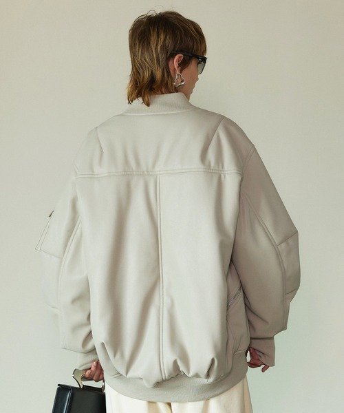 PRANK PROJECT（プランクプロジェクト）の「フェイクレザーMA-1