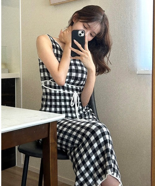 SNIDEL HOME（スナイデルホーム）の「ギンガムチェックカップイン