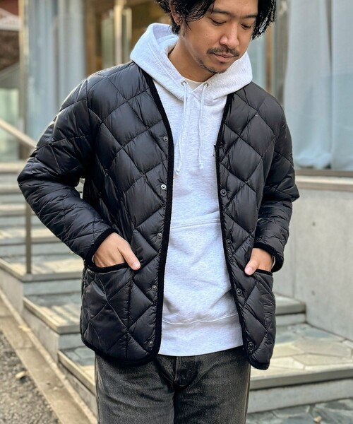 TAION（タイオン）の「【TAION/タイオン】別注PIPING V NECK DOWN