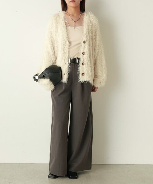 Lui's（ルイス）の「シャギーカーディガン（カーディガン/ボレロ