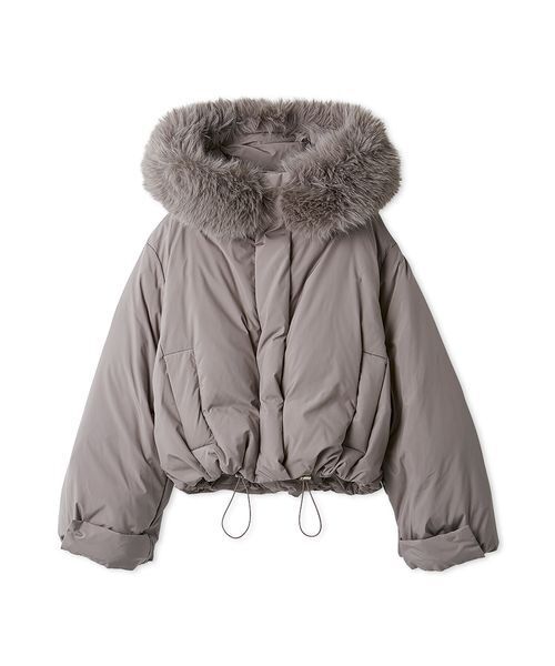 セール】【WEB限定カラーあり】西川フードファーショートダウン