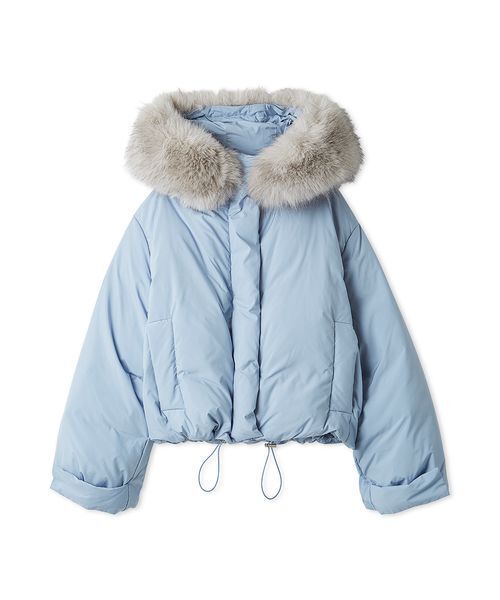 セール】【WEB限定カラーあり】西川フードファーショートダウン