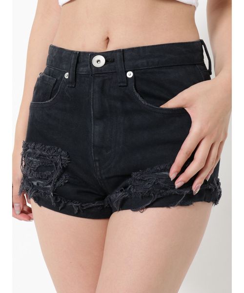 GYDA（ジェイダ）の「J/Wダメージショートパンツ（デニムパンツ）」 - WEAR