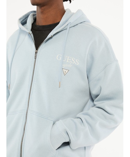 GUESS Originals Baker Logo Zip Up Hoodie パーカー | GUESS(ゲス