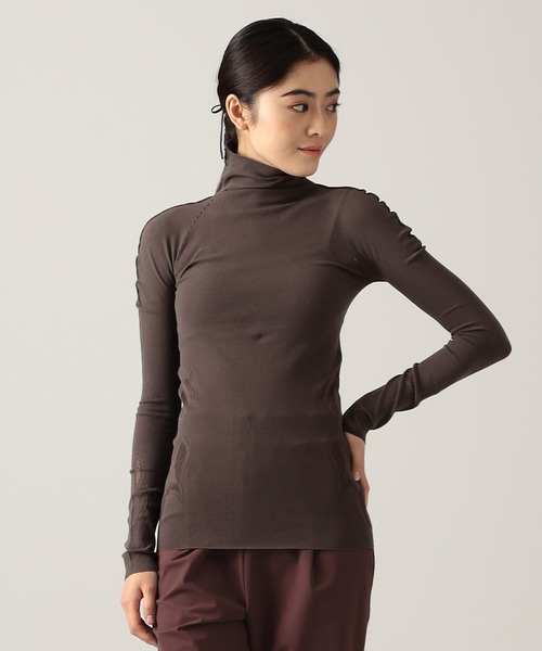 お値下げ チャコット カップ付きノーソーイングニット ハイネック ノー