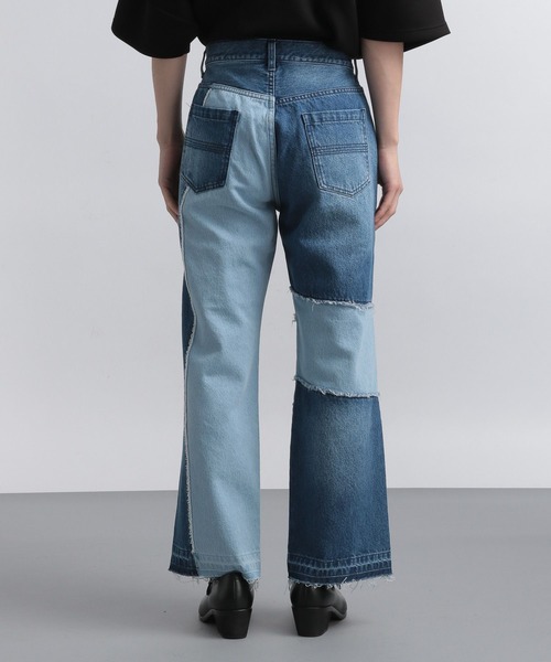 HARE（ハレ）の「リメイクライクパッチワークデニム(HARE)（デニム