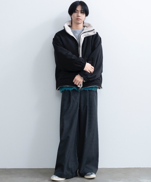 SINSS（シンス）の「Reversible blouson / リバーシブルブルゾン