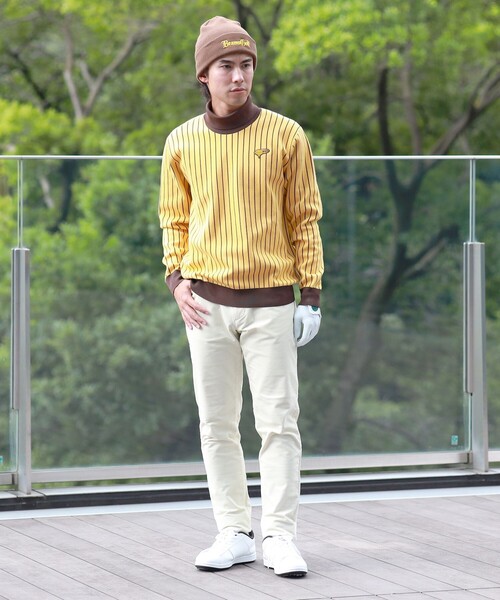 BEAMS GOLF（ビームスゴルフ）の「ORANGE LABEL / ストライプ